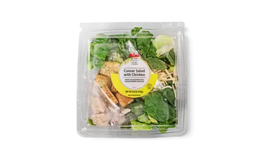 "Chicken Caesar Salad with grilled chicken, romaine lettuce, and Caesar dressing, 9.8 oz."