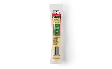 ndividually wrapped 1 oz mozzarella string cheese